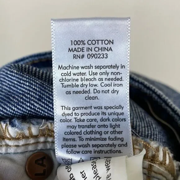 Pacsun Medium Wash High Rise Ripped Distressed Mom Jeans - Picture 5 of 5